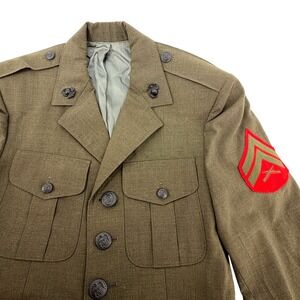 Stanley Blacker USMC Service Alpha Coat Mens 46 1988 Military Jacket Vintage